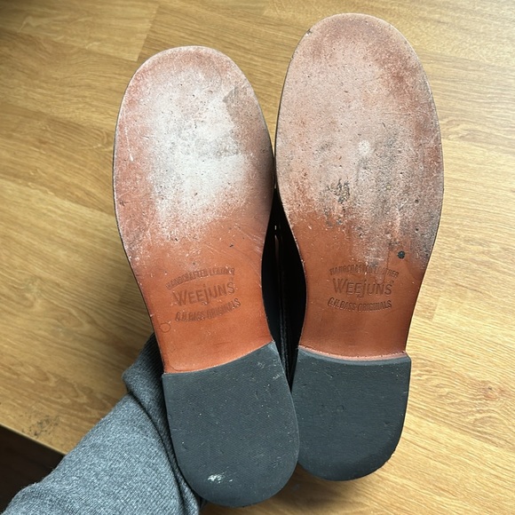 G.H. Bass Weejuns Black Loafer Mules Women’s Size 7 - Picture 4 of 5